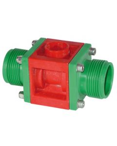 TURBO FLOW - PLASTIC (IXEF) BODY WITH THREADED FLANGES